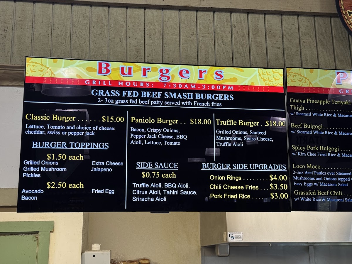 Menu Aunty Pat's Cafe & Grill-2