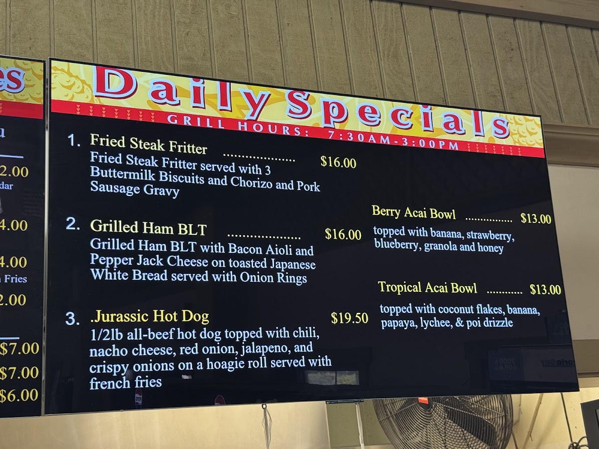 Menu Aunty Pat's Cafe & Grill-4