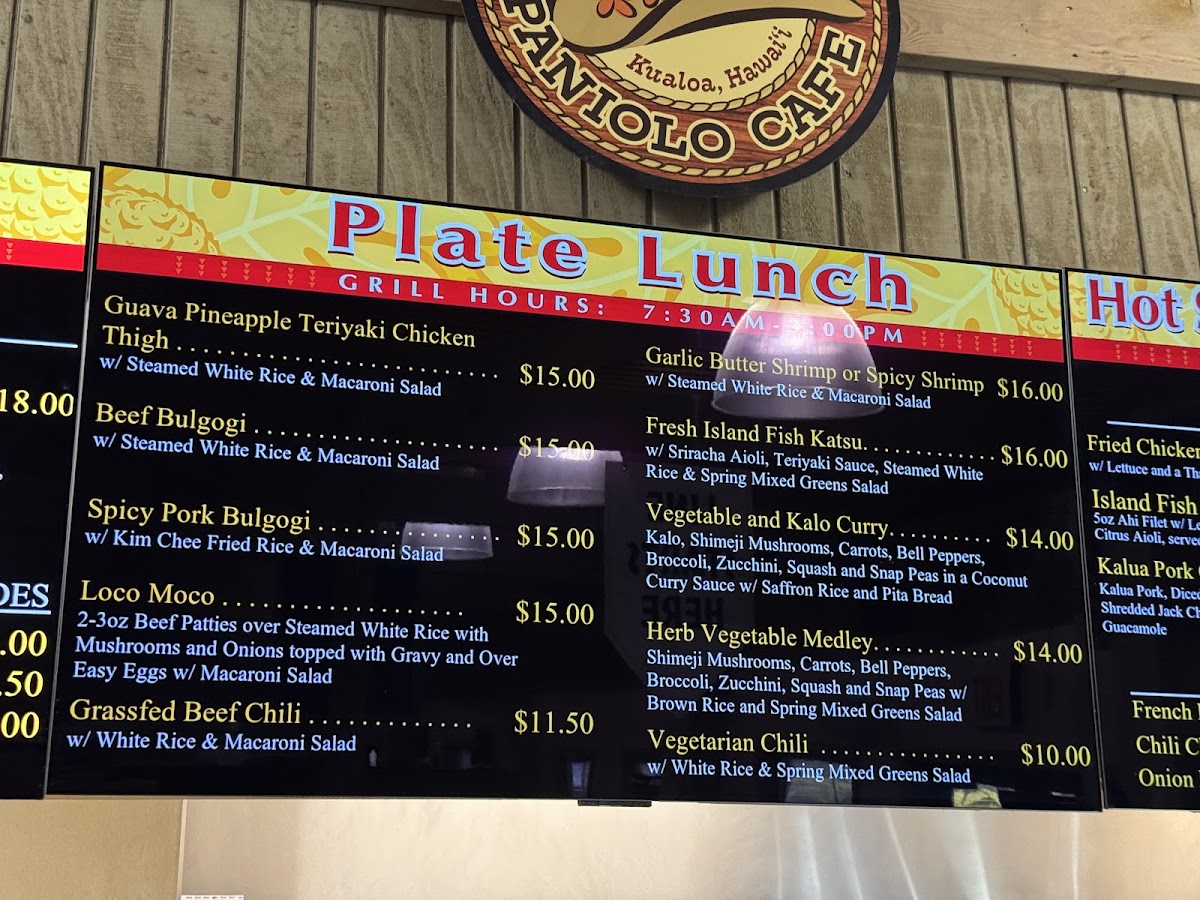 Menu Aunty Pat's Cafe & Grill-9